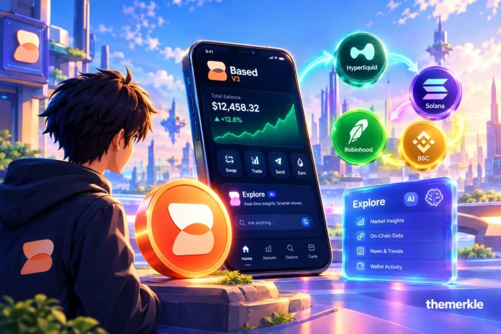 Based Mobile V3 Just Landed, Price Reaction To Follow Next? The Merkle logo